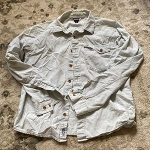 Patagonia pale blue button down